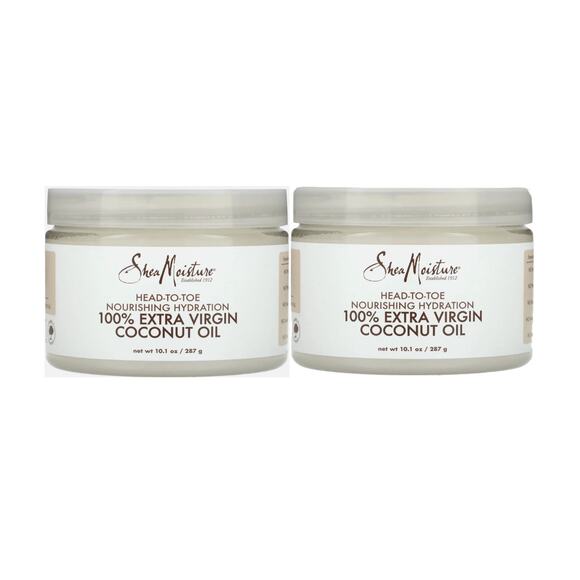 2 Pack Shea Moisture 100% Extra Virgin Coconut Oil Head To Toe Hydration Skin - Picture 1 of 1